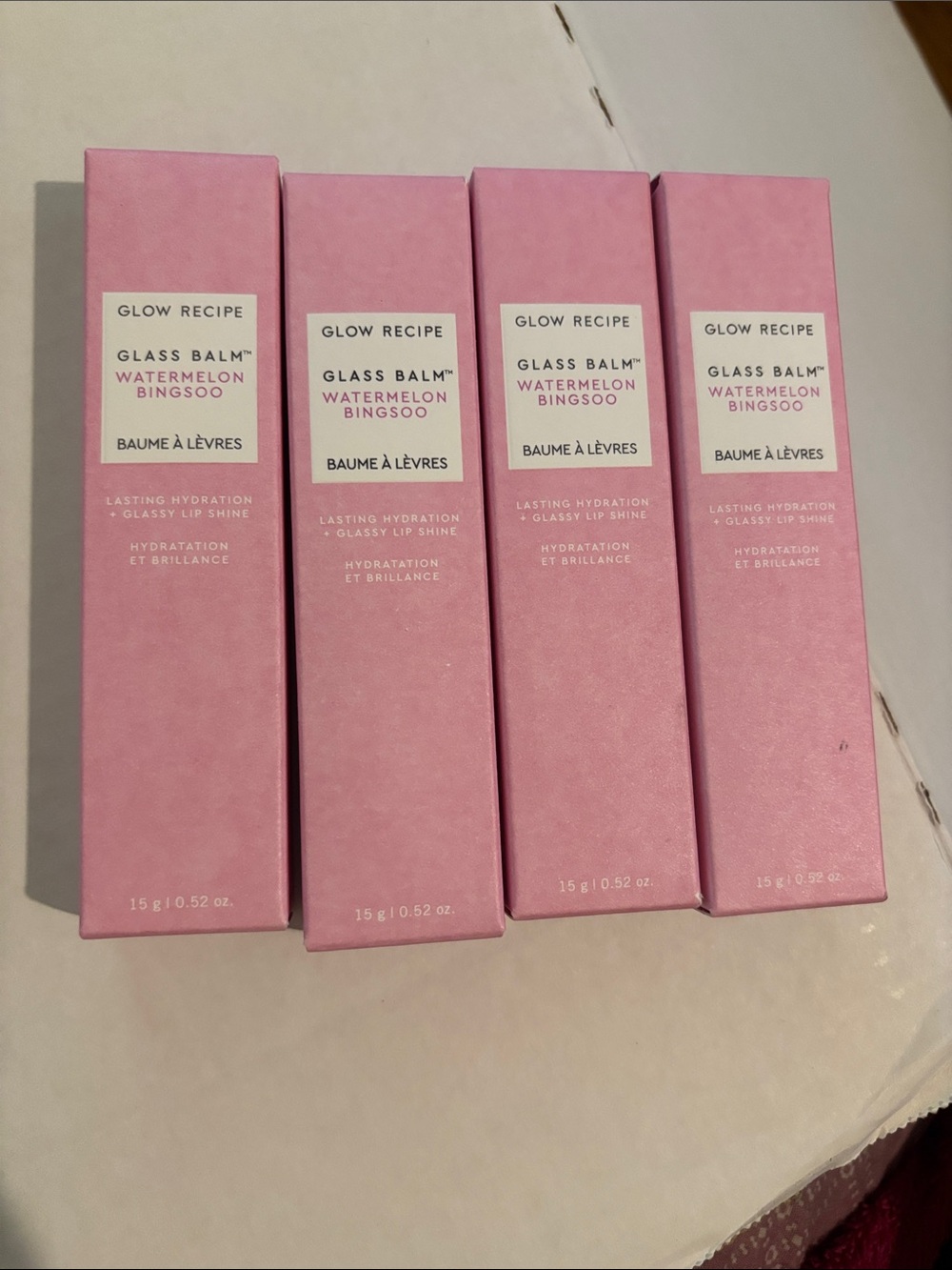 Glow Recipe Glass Balm Watermelon Bingsoo Lip Balm - Pink New in the box